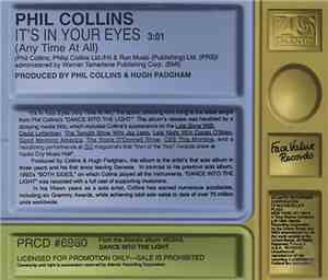 Phil Collins - It's In Your Eyes (Any Time At All)