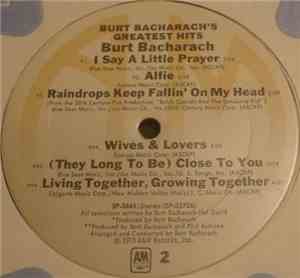 Burt Bacharach - Burt Bacharach's Greatest Hits