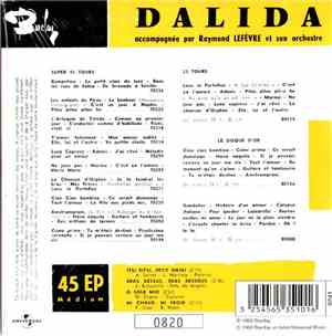 Dalida Accompagnée Par Raymond Lefèvre Et Son Orchestre - Itsi Bitsi, Petit ...