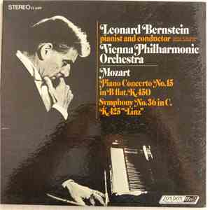 Leonard Bernstein Pianist and Conductor,  Vienna Philharmonic Orchestra  -  ...