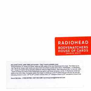 Radiohead - Bodysnatchers / House Of Cards (Radio Edit)