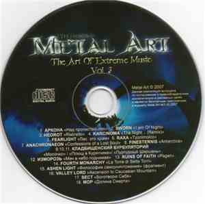 Various - Metal Art CD Compilation. The Art Of Extreme Music. Vol.3