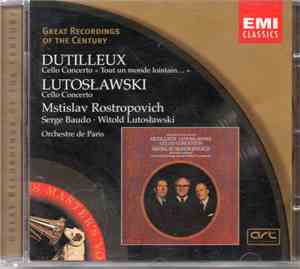 Dutilleux, Lutoslawski, Mstislav Rostropovitch, Orchestre De Paris, Serge B ...
