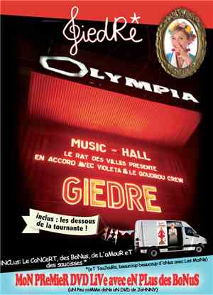 Giedré - Mon Premier DVD Live Avec En Plus Des Bonus