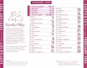 Unknown Artist - Earth & Sky Radio Series February 1994
