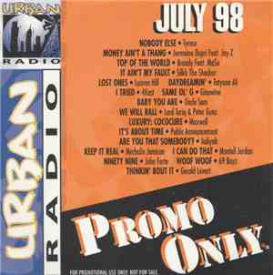 Various - Promo Only Urban Radio: July 1998