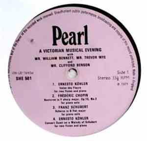Mr. William Bennett, Mr. Trevor Wye, Mr. Clifford Benson - A Victorian Musi ...
