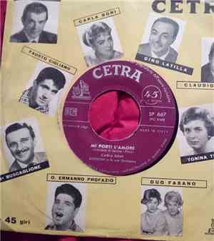 Carla Boni, Angelini E La Sua Orchestra - Mi Porti L'Amore / L'Attesa