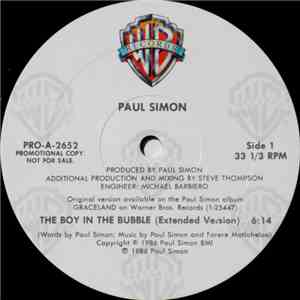 Paul Simon - The Boy In The Bubble (Extended Version)