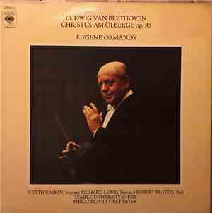 Beethoven - The Philadelphia Orchestra, Eugene Ormandy, Judith Raskin, Rich ...