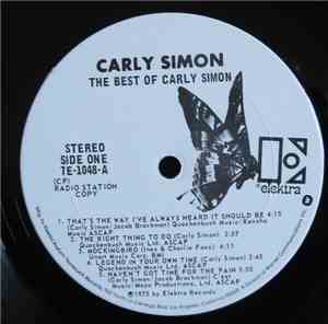 Carly Simon - The Best Of Carly Simon