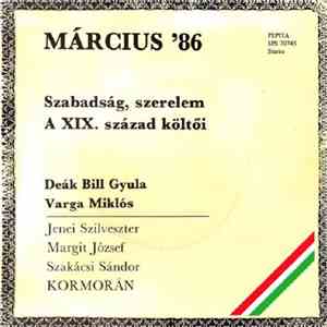 Deák Bill Gyula, Varga Miklós, Jenei Szilveszter, Margit József, Szakácsi S ...