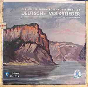 Der Kölner Männergesangverein - Deutsche Volkslieder
