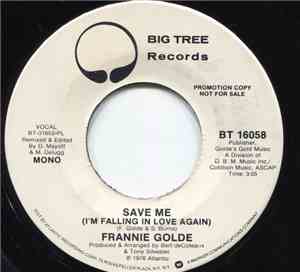 Frannie Golde - Save Me (I'm Falling In Love Again)