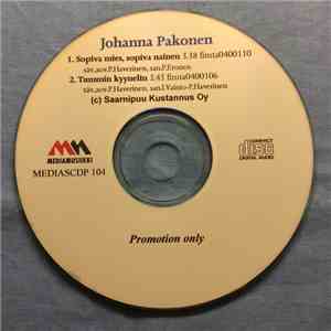 Johanna Pakonen - Sopiva Mies, Sopiva Nainen / Tummin Kyynelin
