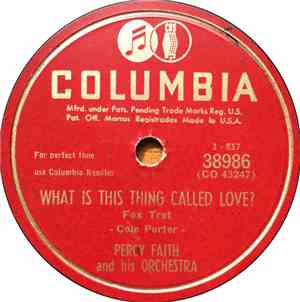 Percy Faith And His Orchestra - What Is This Thing Called Love? / Brazilian ...