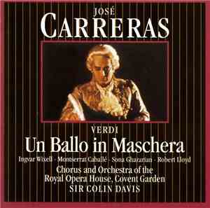 José Carreras, Verdi, Chorus And Orchestra Of The Royal Opera House, Covent ...