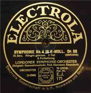 Londoner Symphonie Orchester - Symphonie Nr, 4 In E-moll. Op. 98