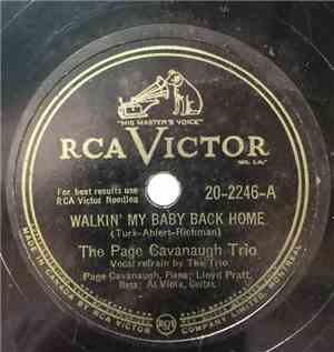 The Page Cavanaugh Trio - Walkin' My Baby Back Home / Heartbreakin'