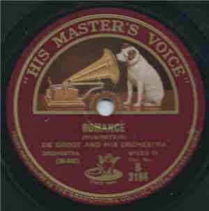 De Groot And His Orchestra - Romance / I Love You