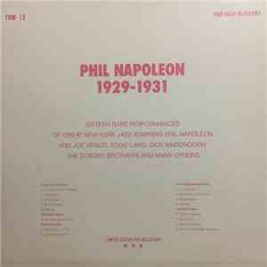 Phil Napoleon - Phil Napoleon 1929-1931
