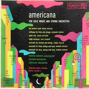 Howard Hanson Conducting The Eastman-Rochester Symphony Orchestra - America ...