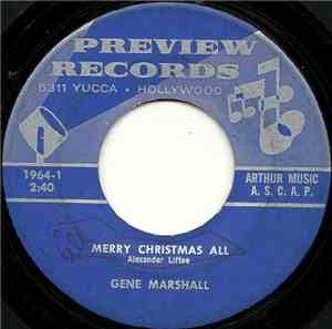 Gene Marshall - Merry Christmas All / Christmas Day