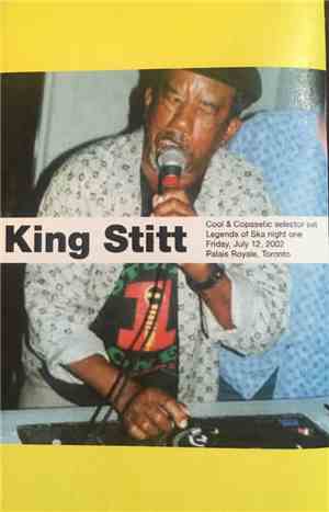 King Stitt - Cool & Copasetic Selector Set - Legends Of Ska - Night One, Fr ...