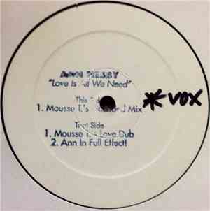 Ann Nesby - Love Is What We Need