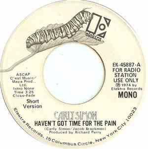 Carly Simon - Haven't Got Time For The Pain