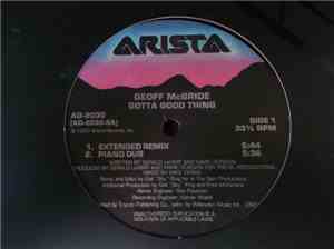 Geoff McBride - Gotta Good Thing