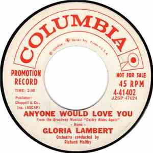 Gloria Lambert - Anyone Would Love You
