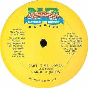 Carol Addison / Wickerman - Part Time Lover / A One Man