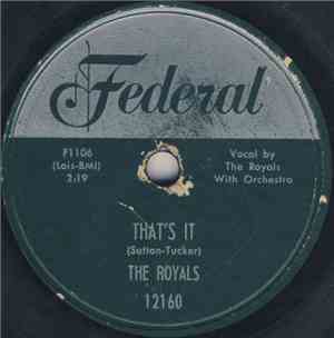 The Royals  - That's It / Someone Like You