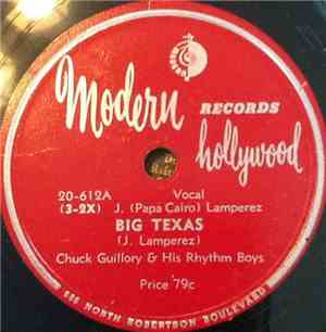Chuck Guillory And His Rhythm Boys - Big Texas / Chere Petite