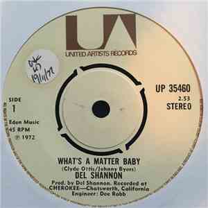 Del Shannon - What's A Matter Baby