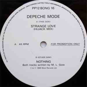 Depeche Mode - Strange Love (Hijack Mix) / Nothing