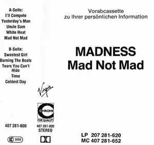 Madness - Mad Not Mad