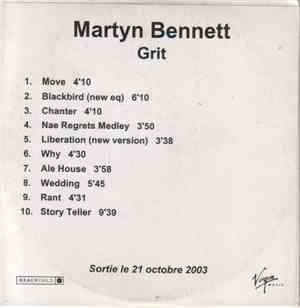 Martyn Bennett - Grit